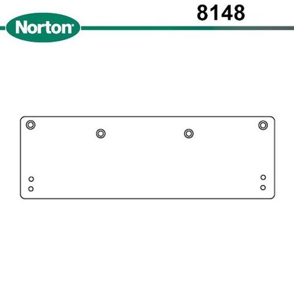Norton Door Controls 8148690 Low Ceiling Clearance Drop Plate for 8000 Series Dark Bronze 8148690